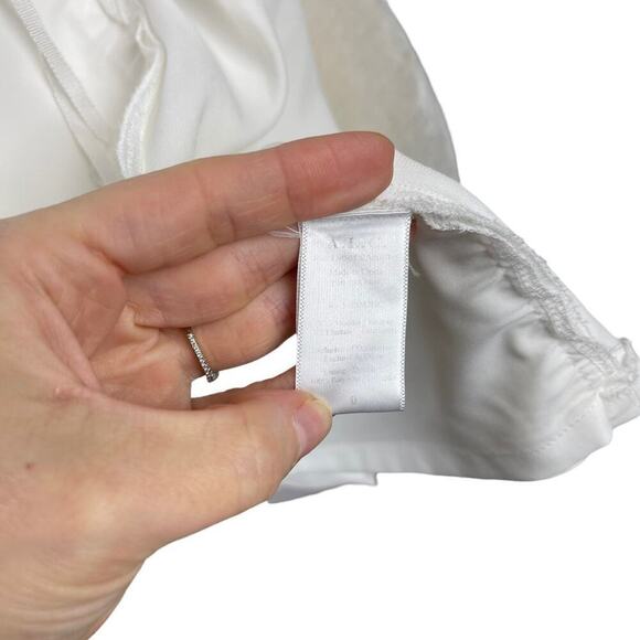 A.L.C. Women's Size 0 Anderson Crepe Mini Dress Buckle Waist Detail Coastal - Picture 10 of 14